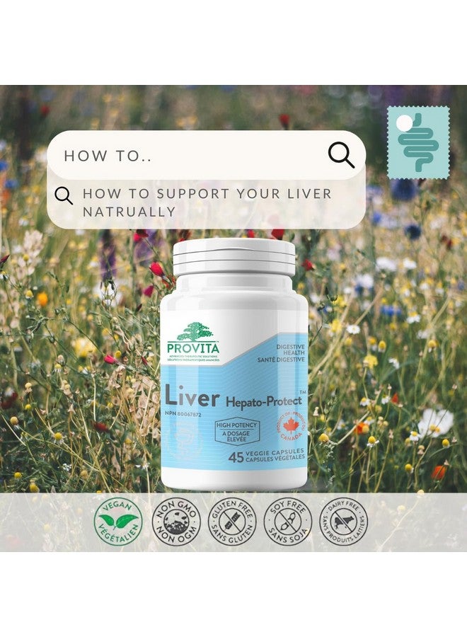 ProVita بروفيتا ليفر هيباتو-بروتيكت™ - تركيبة شاملة لتنظيف وتجديد الكبد - نباتية وغير معدلة وراثيًا (45 كبسولة) - Image 2