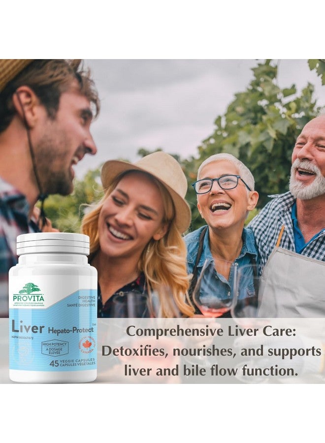 ProVita بروفيتا ليفر هيباتو-بروتيكت™ - تركيبة شاملة لتنظيف وتجديد الكبد - نباتية وغير معدلة وراثيًا (45 كبسولة) - Image 4