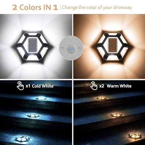 GIGAWATTS GW-710 Solar Road Stud Light with 2V/0.18W Panel 1.2V/1200mAh Ni-MH AA Battery IP65 Deck Lantern for Garden Pathway Patio Yard (Pack of 1) - Image 2