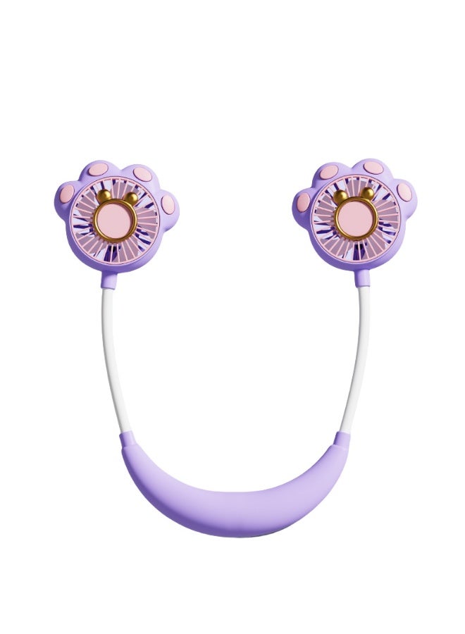 Nariele New USB Creative Hose Folding Portable Two speed Wind Lazy Hanging Neck Fan