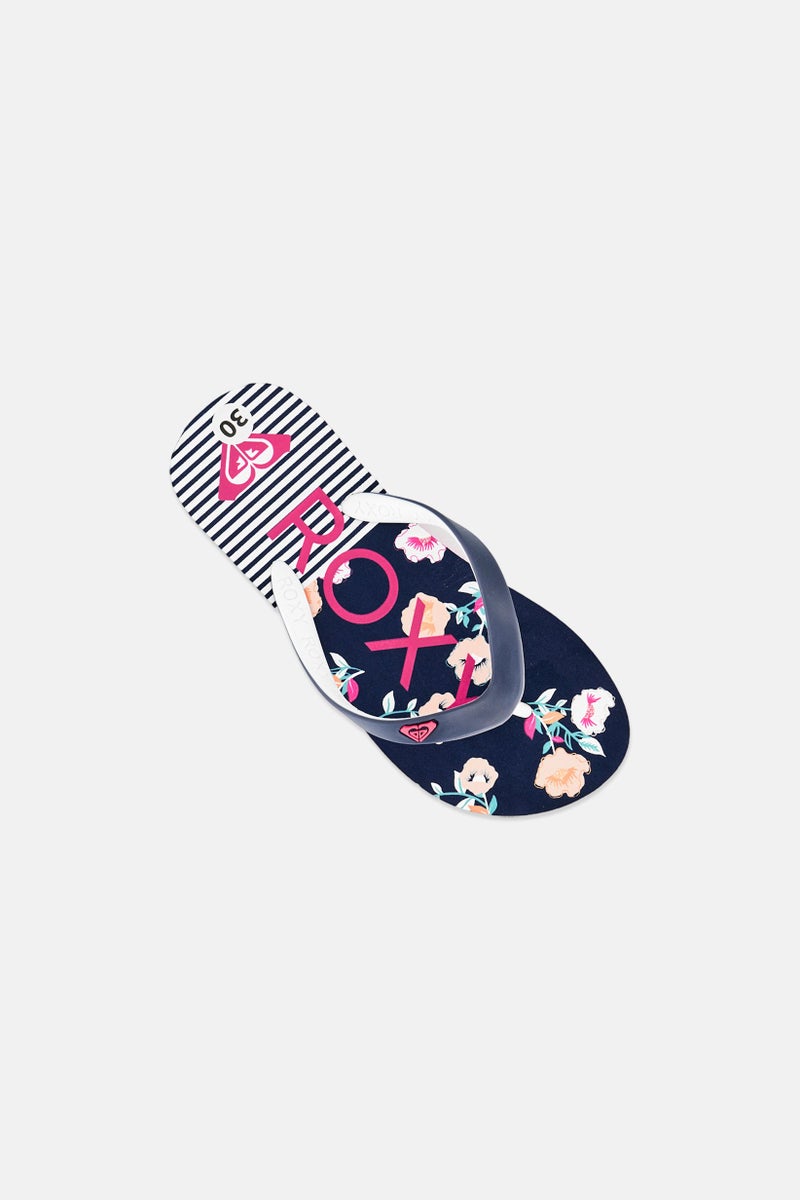 Roxy Women Floral Slip On Slippers, Multicolor - Image 3