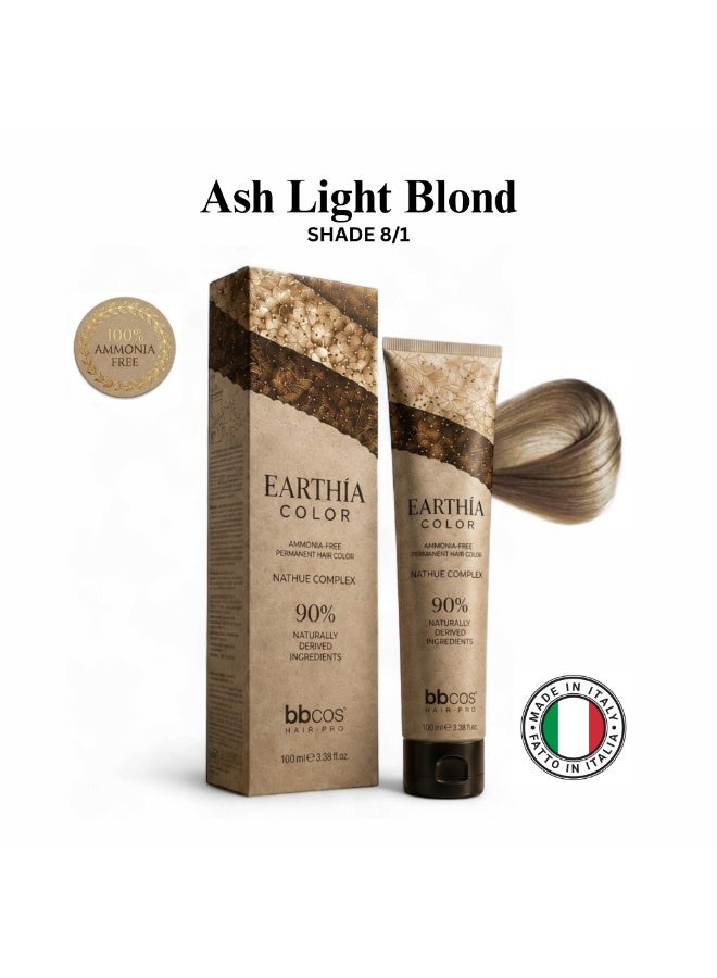 bbcos Earthia Hair Color 100ml 8.1 - Image 1