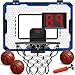 OCHIDO Indoor Basketball Hoop for Kids Age 510 with Electronic Scoreboard  3 Balls  Over The Door Mini Hoop for Boys Birthday - Image 4