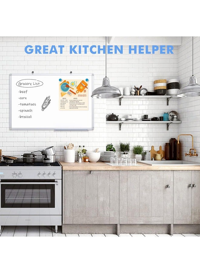 GBQ Exclusive Custom High Quality Aluminum Frame Double-Sided Magnetic Dry Erase Whiteboard 40*60CM - Image 5