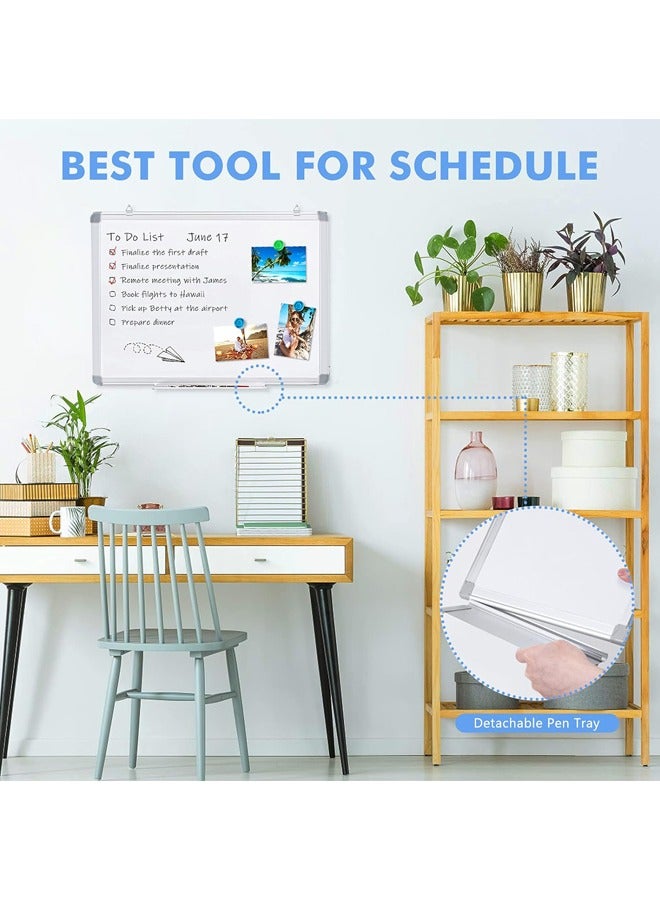 GBQ Exclusive Custom High Quality Aluminum Frame Double-Sided Magnetic Dry Erase Whiteboard 40*60CM - Image 4