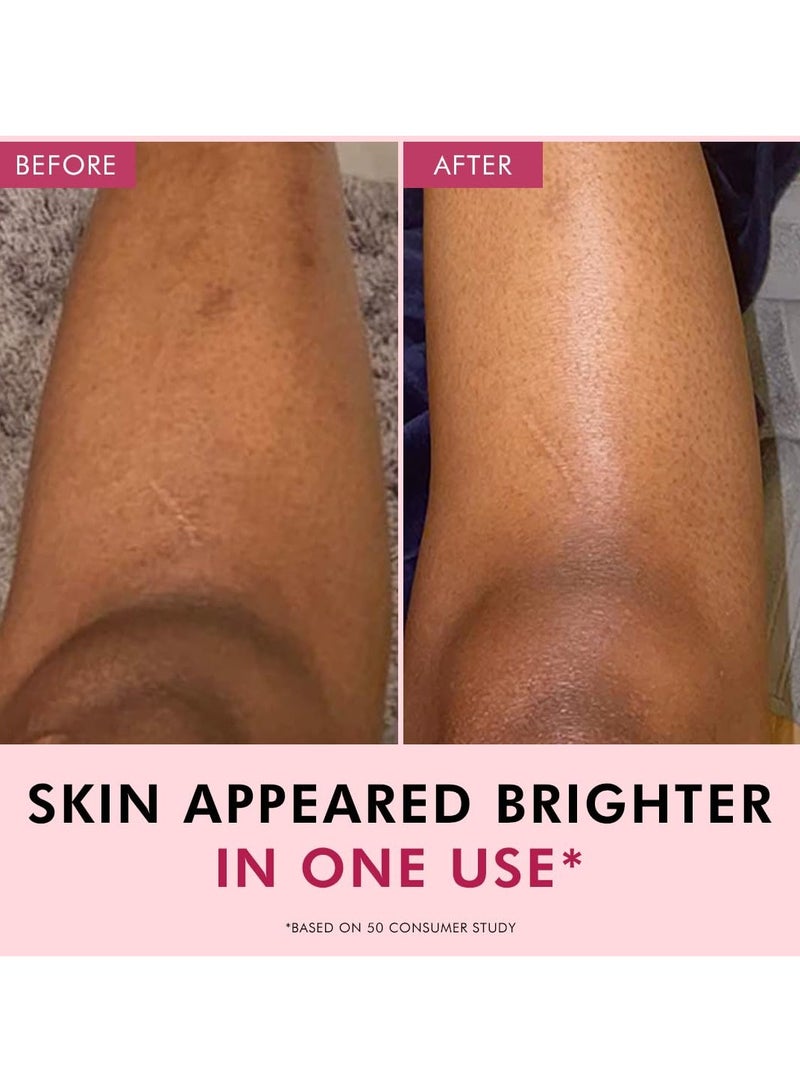 MCaffeine Brightening Raspberry Body Scrub | Tan Removal | AHAs - Lactic & Glycolic Acid, Niacinamide | Vitamin C Rich for Brighter, Soft Skin | Remove Dry, Dead Skin | Fruity Berries Aroma - 175g  - Image 4