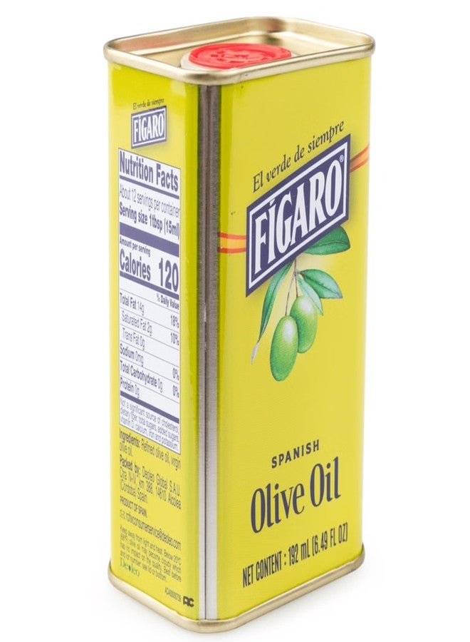 Figaro Spanish 100% Pure Olive Oil, All Natural, Premium Quality Olive Oil for Cooking, Frying, and Salad Dressing, Heritage Brand Since 1919, 6.49 Fl Oz Can - Image 2