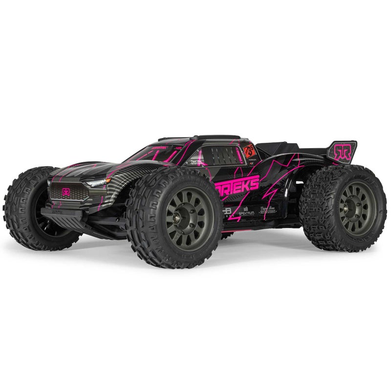 ARRMA شاحنة ARRMA RC 110 VORTEKS 223S DSC 2WD RTR شاحنة ستاديوم بدون فرشاة باللون الوردي البطارية وشاحن غير متضمنين ARA3505T3 - Image 3