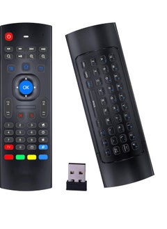 Favormates Air Remote Mouse MX3 Pro,2.4G Backlit Kodi Remote Control,Mini Wireless Keyboard & Infrared Remote Control Learning, Best for Android Smart Tv Box HTPC IPTV PC Pad Xbox Raspberry pi 3