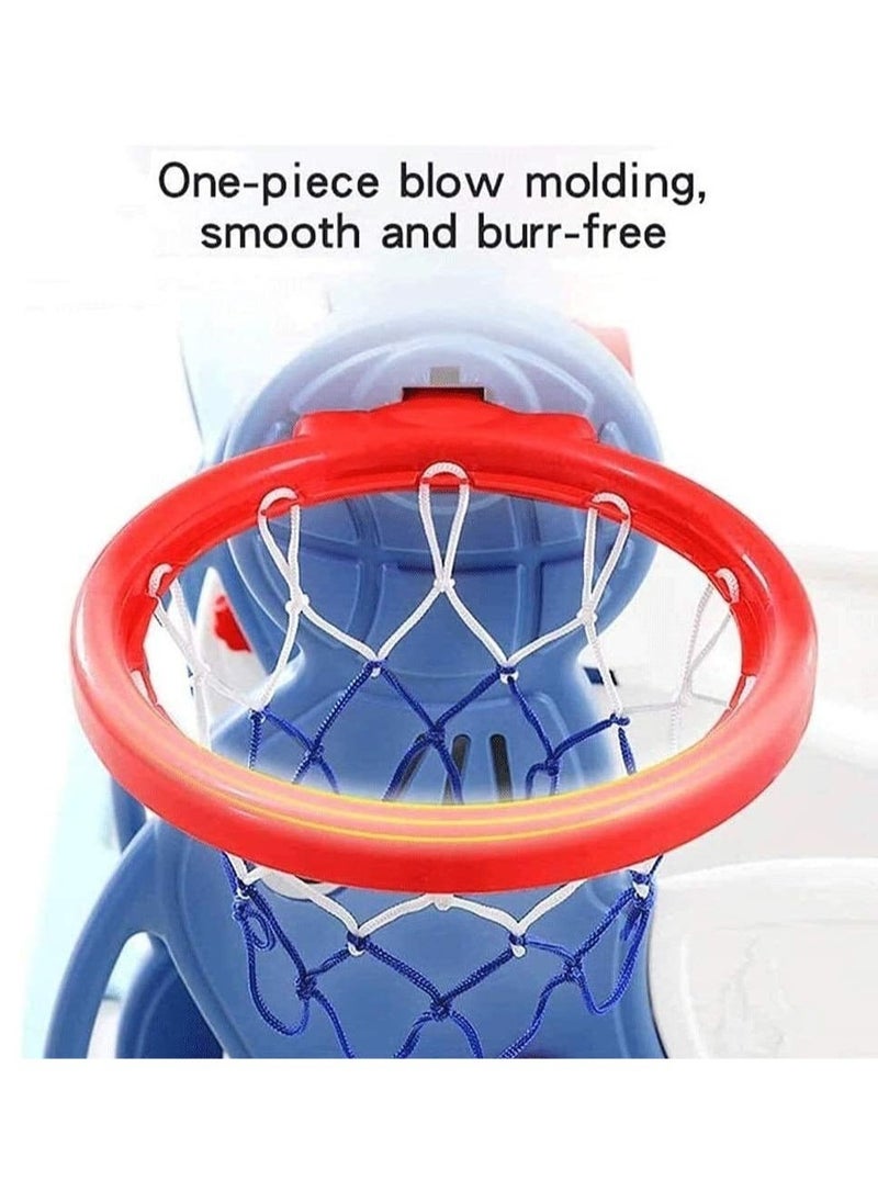 FULL JOY - Shark  Slide With a Swing +Basketball 3*1, Blue - Image 1