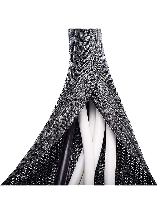 KASTWAVE Protector, Cable Sleeve, Cable Organizer, Cord Management, Cable Sleeve Split Sleeving, KASTWAVE Protect Cat From Chewing Cords, for Desk TV Computer, Wire Protector Cable, for Home Office - Image 1
