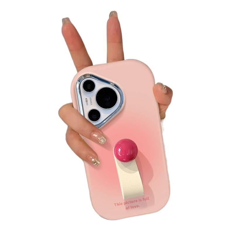 غطاء واقي | مقاوم للصدمات لـ iPhone 14 / 14 Plus / 14 Pro / 14 Pro Max | حامل حلقة | وردي | TPU - Image 1