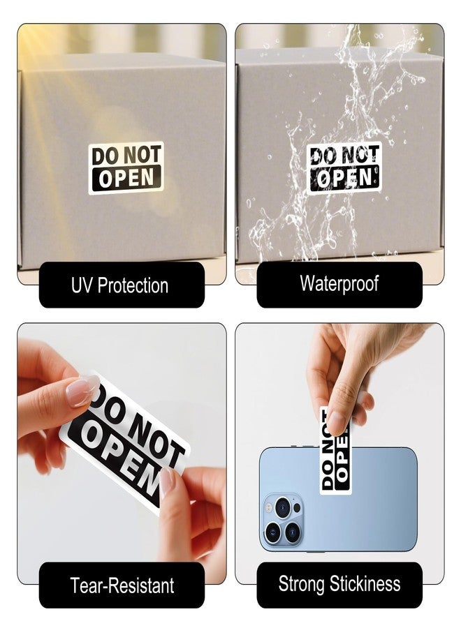 YIKIADA 2" x 1" Do Not Open Labels Stickers 500 PCS Per Roll - Image 4