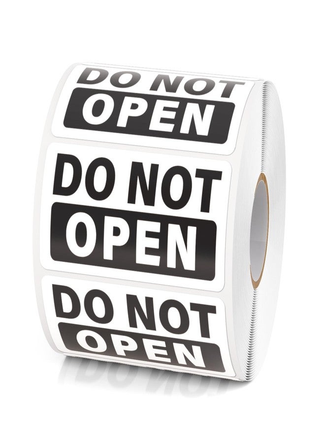 YIKIADA 2" x 1" Do Not Open Labels Stickers 500 PCS Per Roll - Image 1