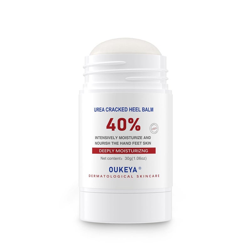 OUKEYA Urea Cream Stick 40 Percent,Heel Balm,Hand Cream and Foot Cream for Dry Cracked,Cracked Heel Treatment,Avoid Frostbite,40 Percent Urea Lotion for Feet Maximum Strength - Image 1