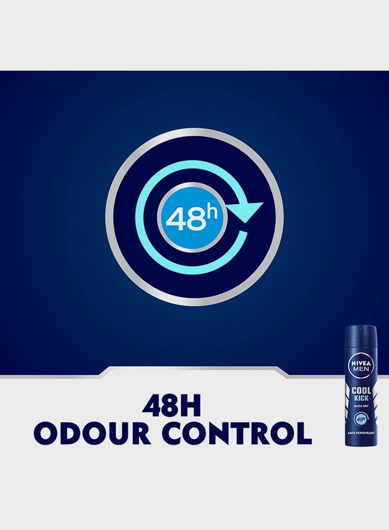Nivea Nivea Men Cool Kick Spray 150Ml