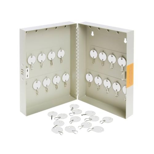 Lucky Line Oval Cabinet Key Tag with Hook, White, 100 Blank Tags (25890) - Image 4