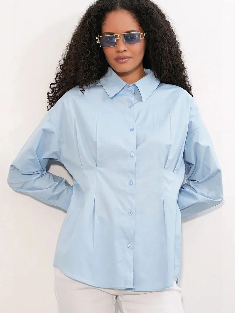 BIG DART BDART Fitted Poplin Shirt With Button Front