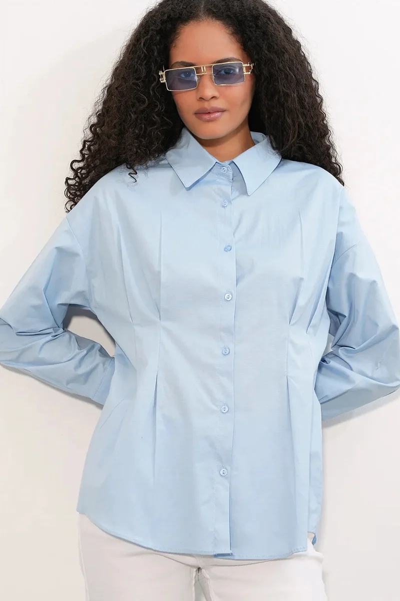 بيغ دارت BDART Fitted Poplin Shirt With Button Front