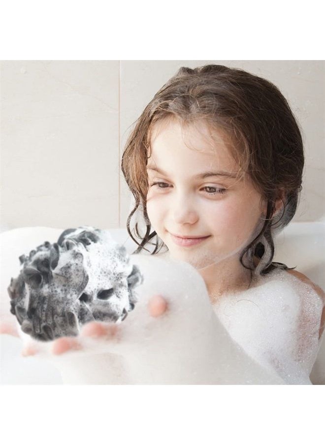 10 Pcs Shower Loofahs,Bath Shower Loofah Sponge,Exfoliating Shower Pouf Balls for Women,Men,Body Wash Bathroom,Exfoliate with Beauty Bathing Accessories