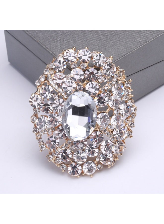 KUYING New Exquisite And Elegant Alloy Temperament Versatile Brooch 
