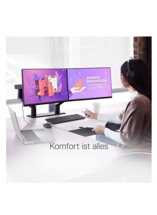 24 Inch Full HD IPS Monitor, 1920×1080, 60Hz, 5ms Response Time, HDMI, VGA, DisplayPort, USB Hub, 99% sRGB Coverage - Image 2