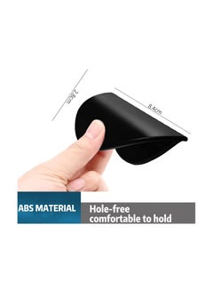 Y&D 4pcs Self Adhesive Handles - Balcony Door Cabinet Drawer Plastic for Cabinets, Windows, Sliding Doors, Easy to Open  - Image 3