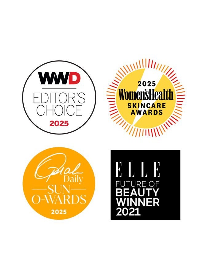Colorescience 50 إلى 70 عامل حماية من الشمس (SPF) حماية كاملة للوجه، واقي مرن بعامل حماية من الشمس (SPF 50)، تركيبة أكسيد الزنك، أسمر ضارب للصفرة، 1.8 أونصة سائلة. أوقية. - Image 2