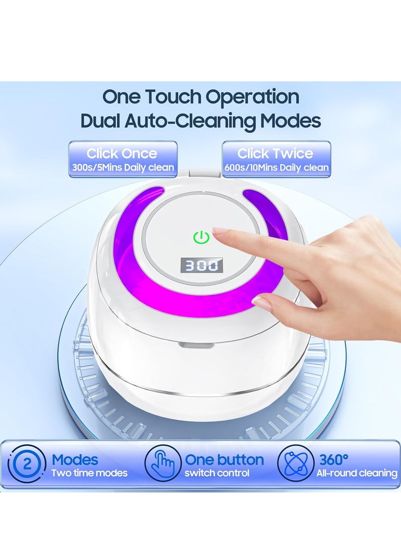 Ultrasonic Cleaner Retainer Cleaning Machine: 43kHz Ultra Sonic Cleaner Pod for Mouth Guard Denture - Professional Dental Cleaning Braces Night Guard - Image 3