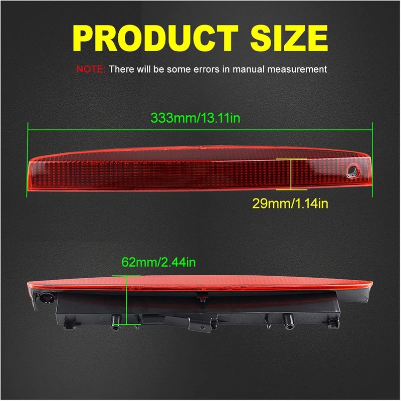 QASULER LED Third Stop Brake Light for Renault Megane MK II - Image 5