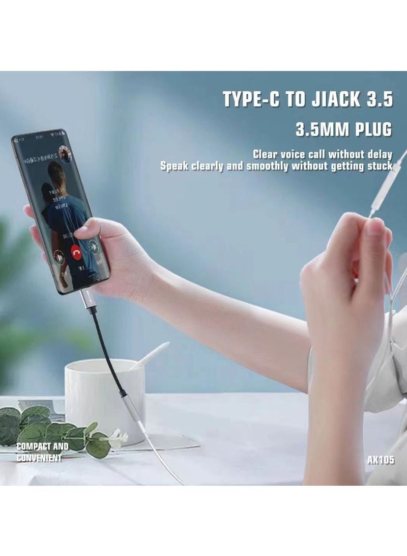 Lenyes Cable Type C jack 3.5 , 3.5 MM Plug - Image 4