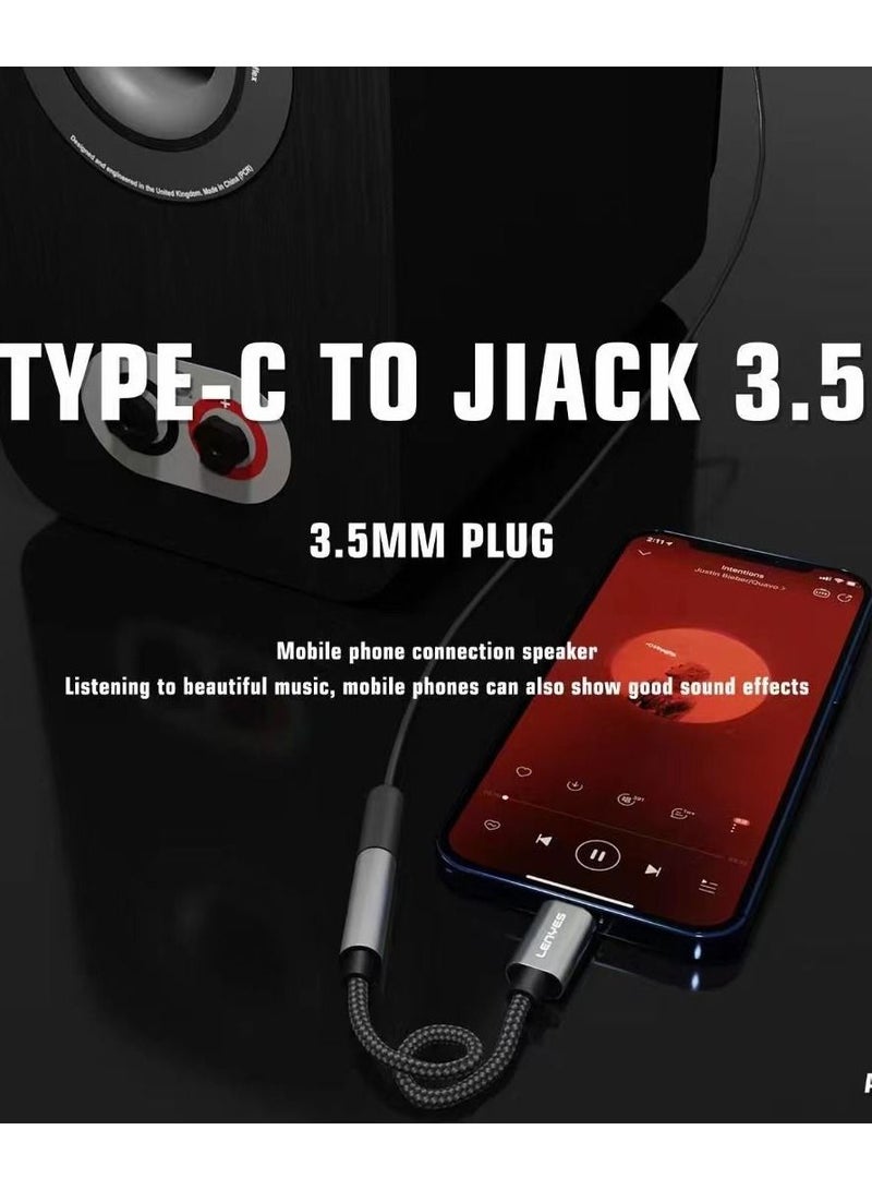 Lenyes Cable Type C jack 3.5 , 3.5 MM Plug - Image 2