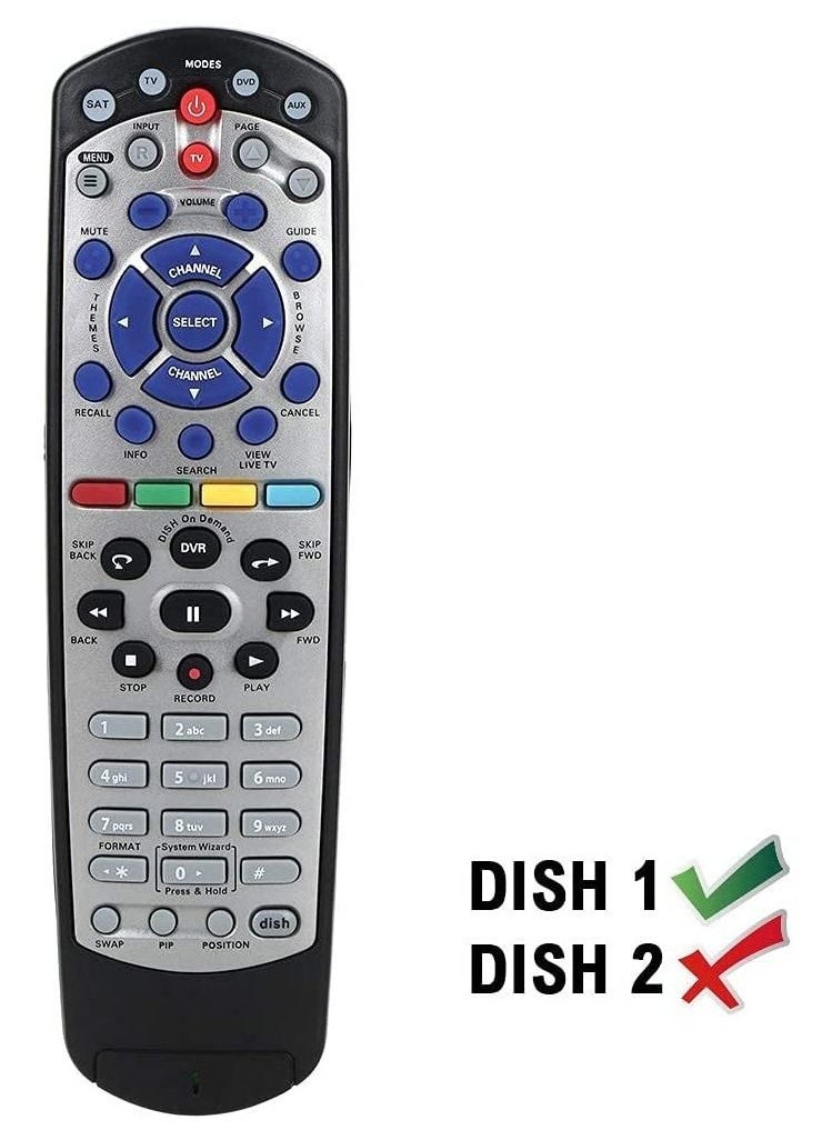 Raxoom - Universal Replacement Remote Control Compatible for Dish Network 20.1 IR Remote Control TV1 - Image 1
