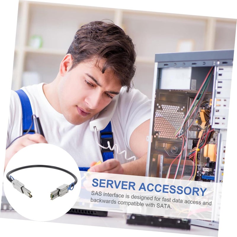 Internal Mini SAS 26 Pin Cable 0.5M SFF-8088 to SFF-8088 Server Accessory Cord for Data Storage Systems and Array Controllers - Image 4