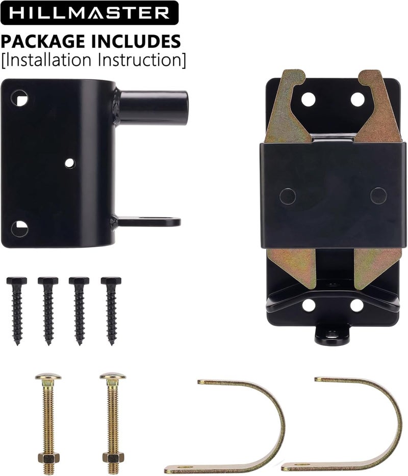 HILLMASTER Heavy Duty 2 Way Farm Gate Latch, Two Way Fence Gate Latch for Metal Gates Livestock Cattle Gate Latches Gate Hardware for Horse Corrals, Ranches(Screws and Instructions Included) - Image 5