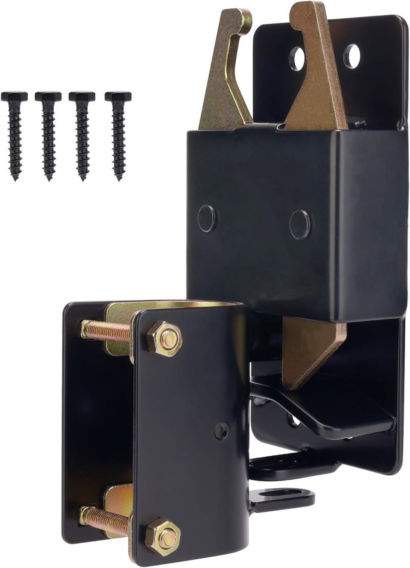 HILLMASTER Heavy Duty 2 Way Farm Gate Latch, Two Way Fence Gate Latch for Metal Gates Livestock Cattle Gate Latches Gate Hardware for Horse Corrals, Ranches(Screws and Instructions Included) - Image 1
