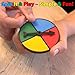 Funwares Rainbow Stack Wooden Blocks Stacking Game Tumbling Tower Balance Game Family Party Fun Ages 6 Color SpinnerBased Twist on Classic Stacking Games - Image 4