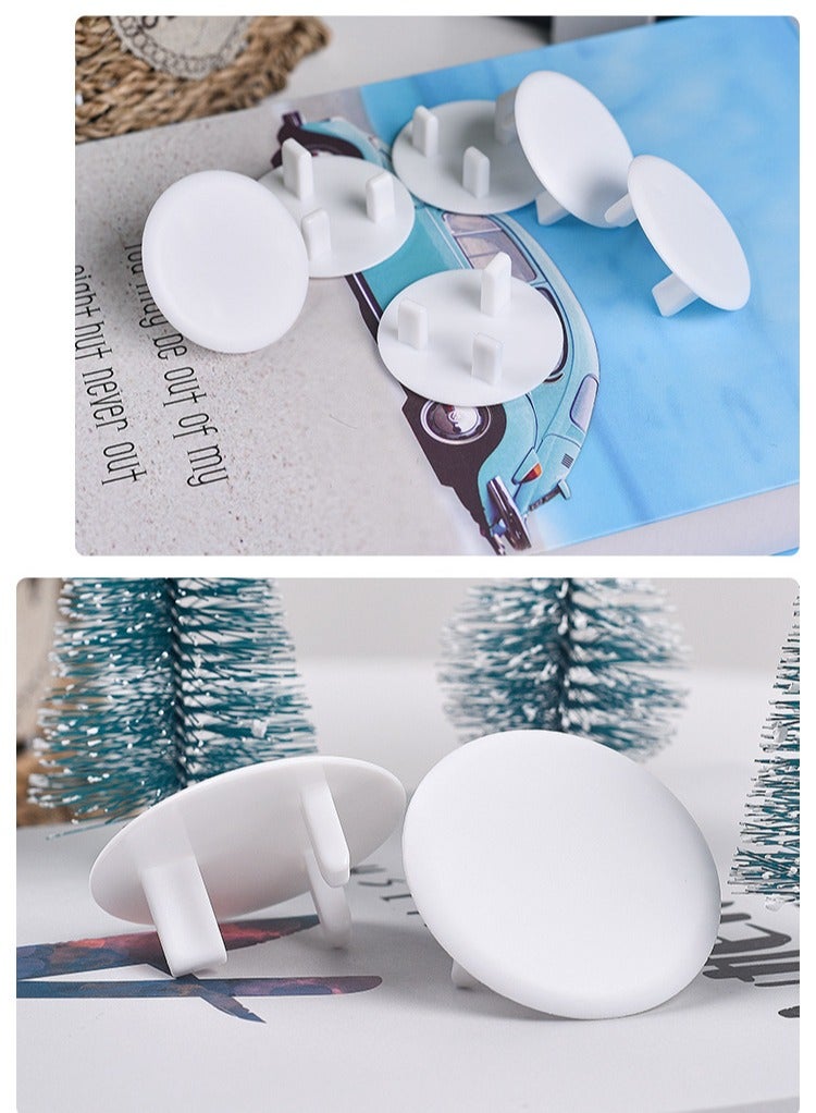 10-Piece Baby Safety Outlet Socket Protector White - Image 2