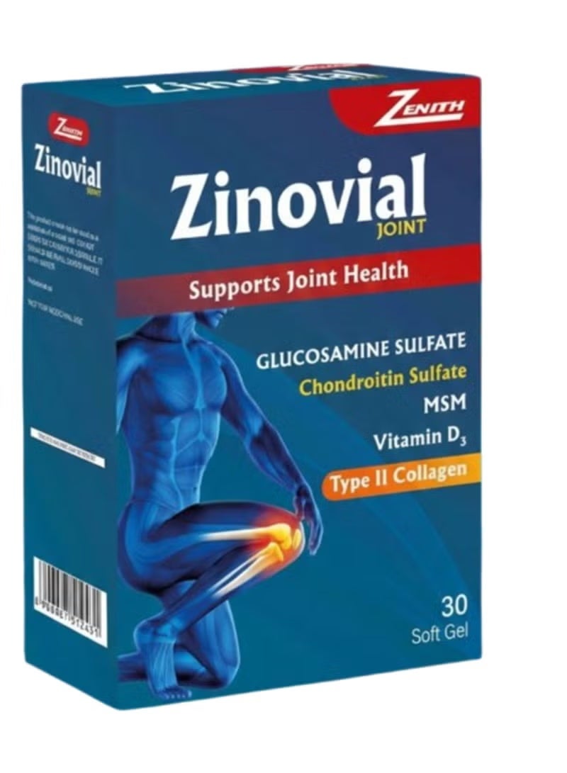 Zinovial Joint Soft Gel 30's
