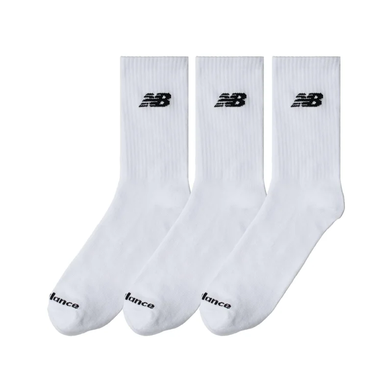 New Balance White Lightweight Quarter Socks 3 Pack  | Best Price UAE