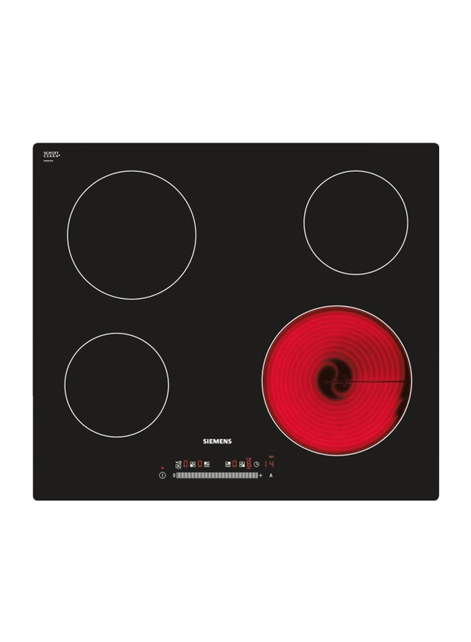 SIEMENS 4 Burner Ceramic Gas Hob ET611FE17Q Black/Red - Image 1