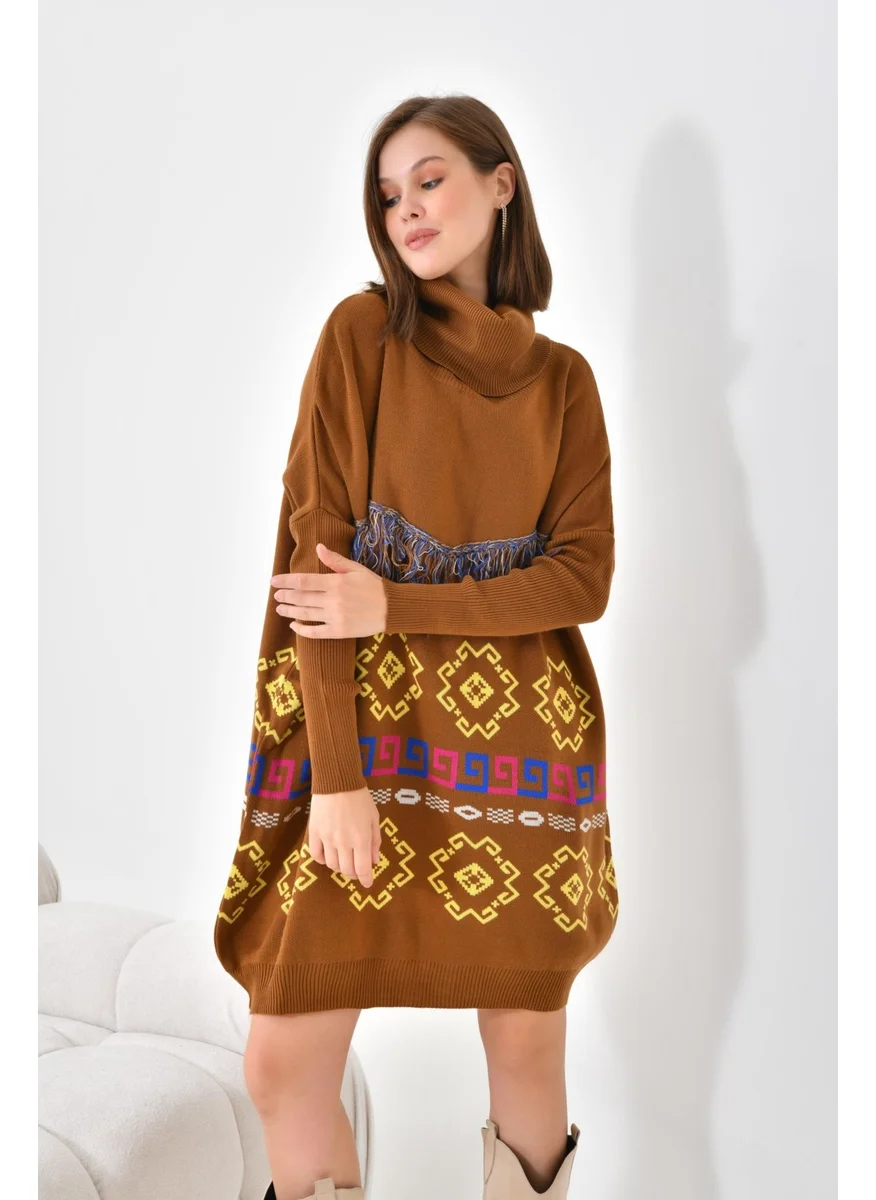 Garmi Women's Tassel Detailed Tunic Tan