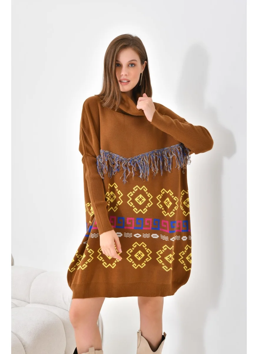 Garmi Women's Tassel Detailed Tunic Tan