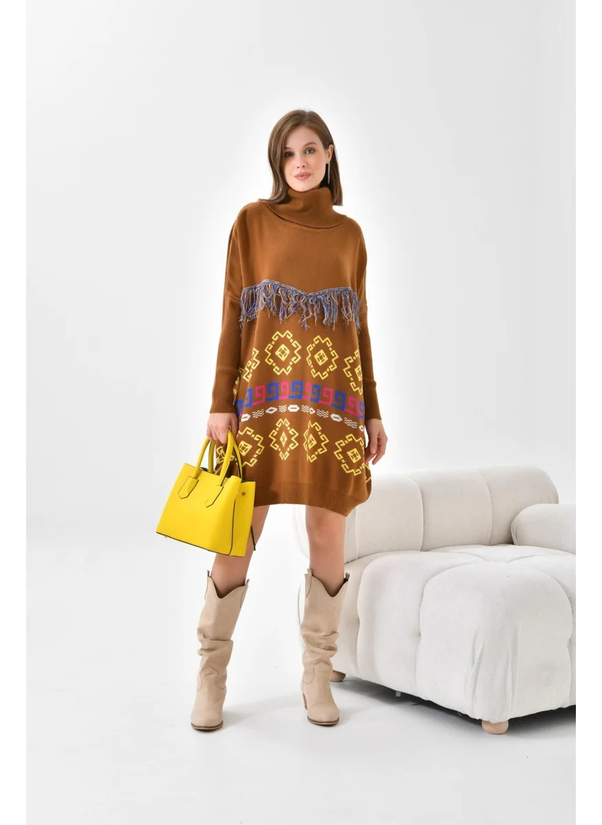 Garmi Women's Tassel Detailed Tunic Tan
