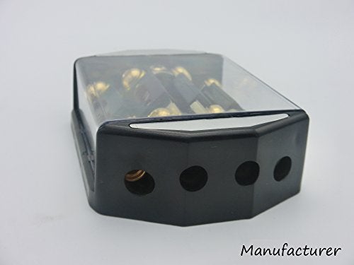 KCT IN-LINE ANL FUSE HOLDER 4 WAY 1x0GA-4x4GA WITH FUSE DISTRIBUTION BLOCK STEREO/AUDIO/CAR - Image 3