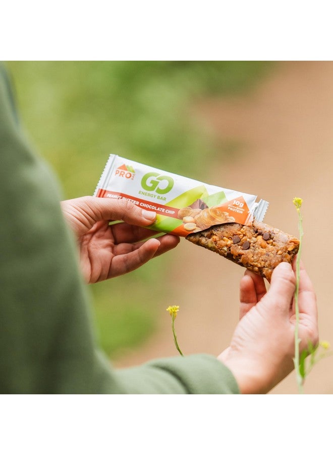 PROBAR PROBAR - GO Energy Bars - Peanut Butter Chocolate Chip - Gluten-Free, Non-GMO, Whole Food Ingredient Snack Bars - 12 Pack  - Image 3