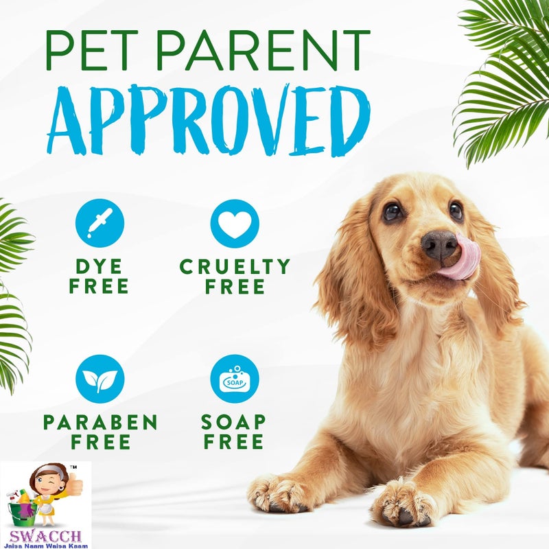 swacch Pet Shampoo (Neem Alovera) + Deodorizer (Jasmine) + Stain Remover (Lavender) 1 Litre Combo Pack of 3 - Image 3