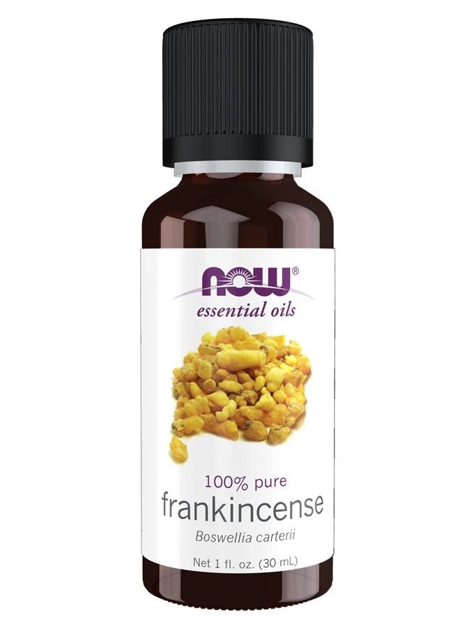 now Essential Oils, Frankincense Oil, Centering Aromatherapy Scent, Steam Distilled, 100% Pure, Vegan, Child Resistant Cap, 1-Ounce  - Image 1