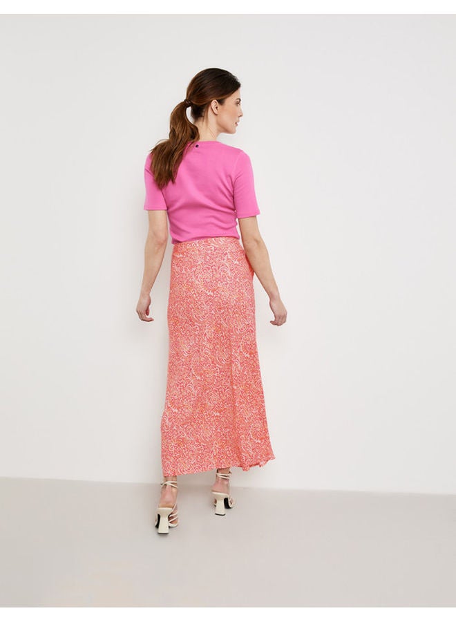 GERRY WEBER تنورة ماكسي بنمط بيزلي  - Image 3