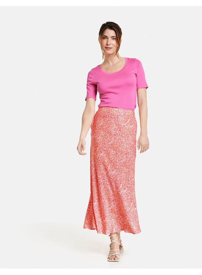 GERRY WEBER تنورة ماكسي بنمط بيزلي  - Image 5